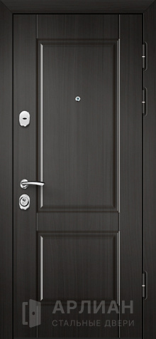 Фото «Черная входная дверь с терморазрывом для дачи с усиленными петлями №36»